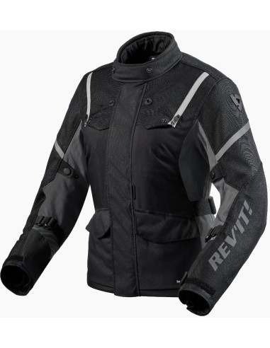 Chaqueta Revit Horizon 3 H2O Ladies | Negro y rojo