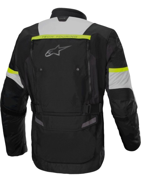 Chaqueta Alpinestars Bogota Pro Drystar | Negro-gris hielo-amarillo fluor