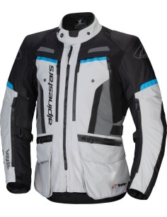 Chaqueta Alpinestars Bogota Pro Drystar | Gris hielo-negro-cian