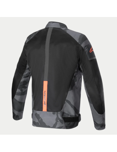 Chaqueta Alpinestars T-SP X Superair | Gris camuflaje y rojo fluor