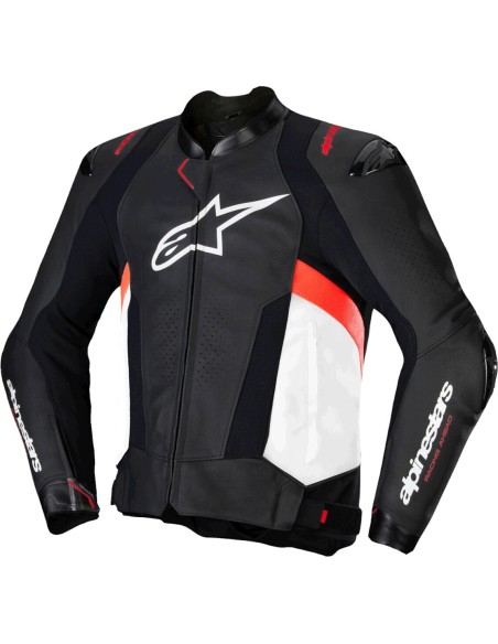 Chaqueta Alpinestars Missile V3 | Negro-blanco-rojo fluor