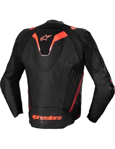 Chaqueta Alpinestars Missile V3 Ignition | Negro-rojo fluor-rojo oscuro
