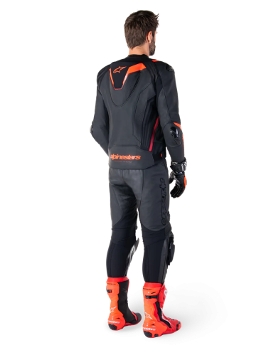 Chaqueta Alpinestars Missile V3 Ignition | Negro-rojo fluor-rojo oscuro