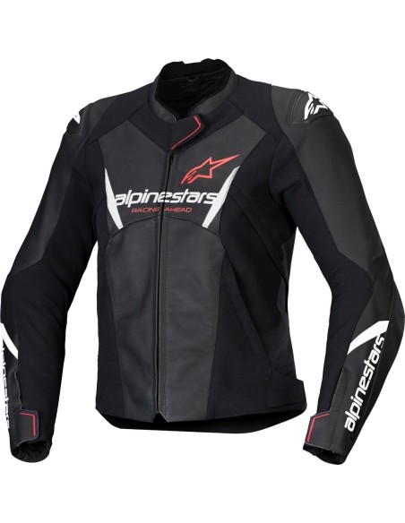 Chaqueta Alpinestars Stella Faster V3 | Negro-blanco-coral fluor