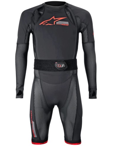Airbag Alpinestars Tech-Air 10 Race | Negro y rojo brillante