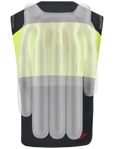 Airbag Alpinestars Tech-Air 3 V2 | Negro y amarillo fluor