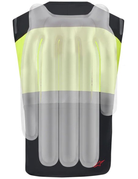 Airbag Alpinestars Tech-Air 3 V2 | Negro y amarillo fluor