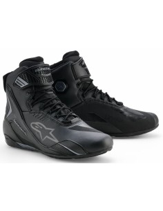 Zapatillas Alpinestars Faster-4 Drystar | Negro y gris frío