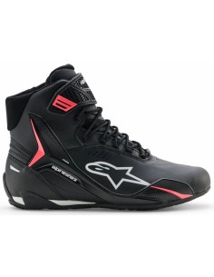 Zapatillas Alpinestars Stella Faster-4 Drystar | Negro-gris-coral fluor 2