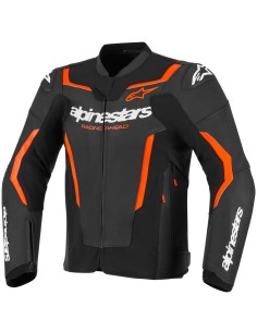 Chaqueta Alpinestars GP Force V2 | Negro y rojo fluor