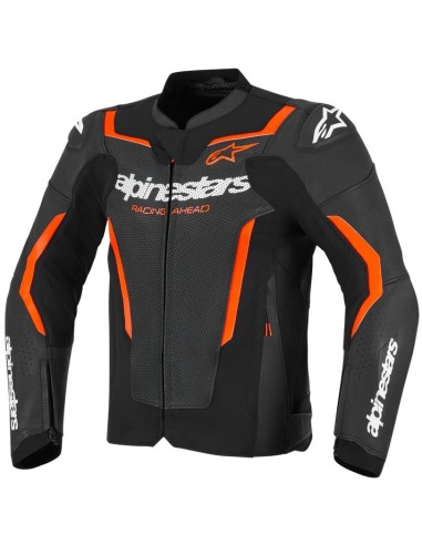Chaqueta Alpinestars GP Force V2 Airflow | Negro y rojo fluor