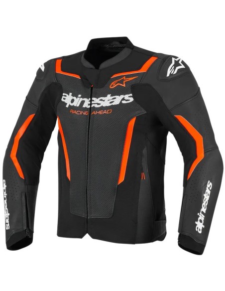Chaqueta Alpinestars GP Force V2 Airflow | Negro y rojo fluor