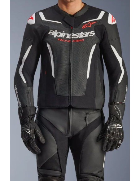 Chaqueta Alpinestars GP Force V2 Airflow | Negro y blanco