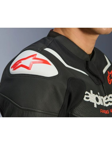 Chaqueta Alpinestars GP Force V2 Airflow | Negro y blanco