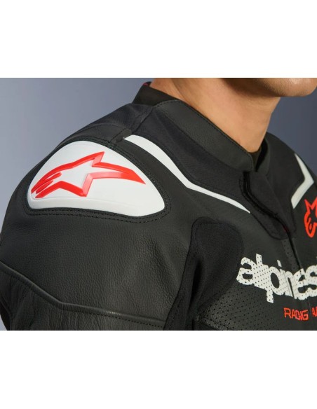 Chaqueta Alpinestars GP Force V2 Airflow | Negro y blanco