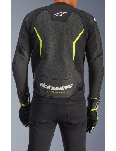Chaqueta Alpinestars GP Force V2 Airflow | Negro y amarillo fluor