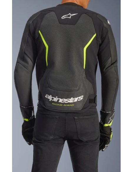 Chaqueta Alpinestars GP Force V2 Airflow | Negro y amarillo fluor