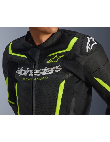 Chaqueta Alpinestars GP Force V2 Airflow | Negro y amarillo fluor