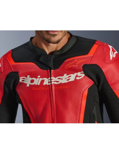 Chaqueta Alpinestars GP Force V2 Airflow | Rojo y rojo fluor