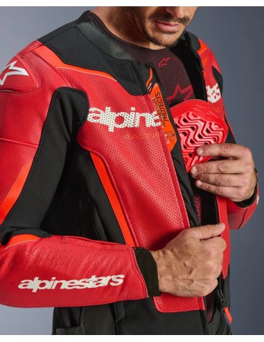 Chaqueta Alpinestars GP Force V2 Airflow | Rojo y rojo fluor