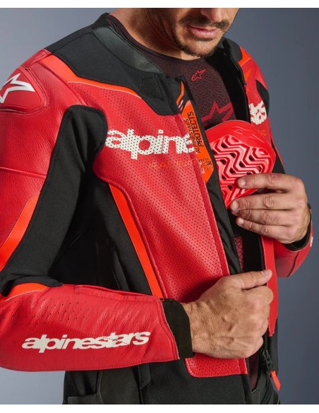 Chaqueta Alpinestars GP Force V2 Airflow | Rojo y rojo fluor
