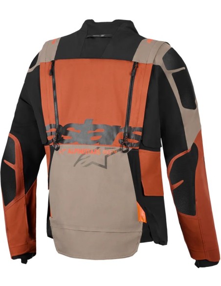 Chaqueta Alpinestars Halo Pro DS XF Laminated | Nogal-óxido-negro
