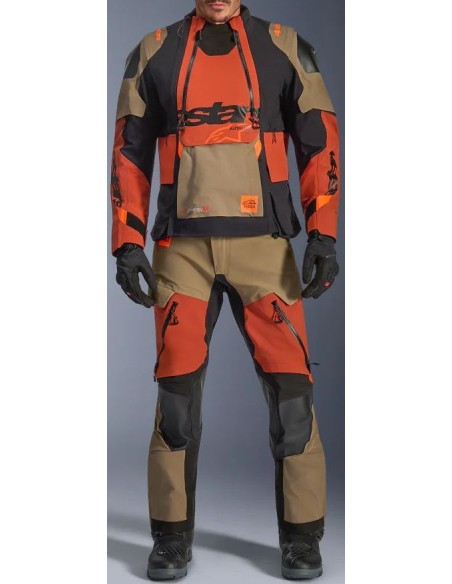 Chaqueta Alpinestars Halo Pro DS XF Laminated | Nogal-óxido-negro