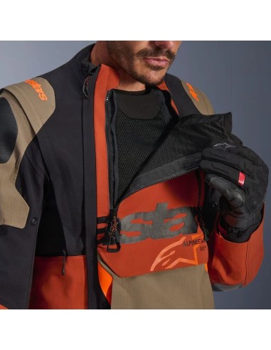 Chaqueta Alpinestars Halo Pro DS XF Laminated | Nogal-óxido-negro