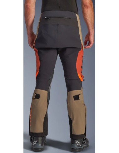 Pantalón Alpinestars Halo Pro DS XF Laminated | Nogal-óxido-negro