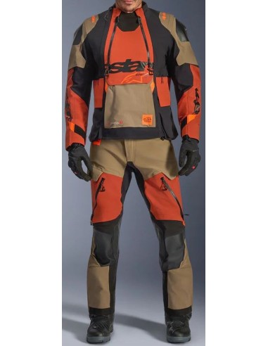 Pantalón Alpinestars Halo Pro DS XF Laminated | Nogal-óxido-negro