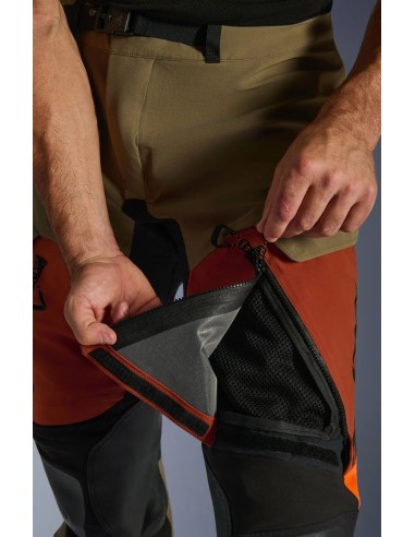 Pantalón Alpinestars Halo Pro DS XF Laminated | Nogal-óxido-negro