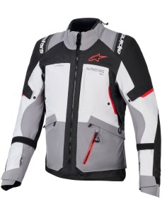 Chaqueta Alpinestars Andes V4 Drystar | Gris oscuro-gris hielo-negro-rojo brillante