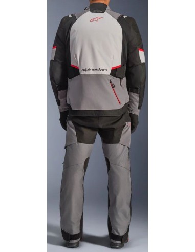 Chaqueta Alpinestars Andes V4 Drystar | Gris oscuro-gris hielo-negro-rojo brillante