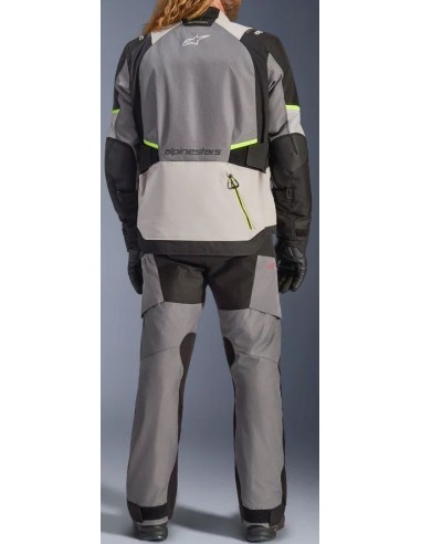 Chaqueta Alpinestars Andes V4 Drystar | Gris oscuro-gris hielo-negro-amarillo fluor