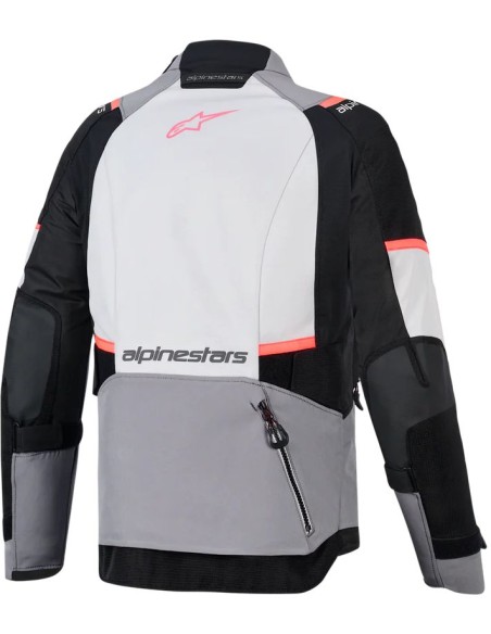 Chaqueta Alpinestars Stella Andes V4 Drystar | Gris oscuro-gris hielo-negro-coral fluor