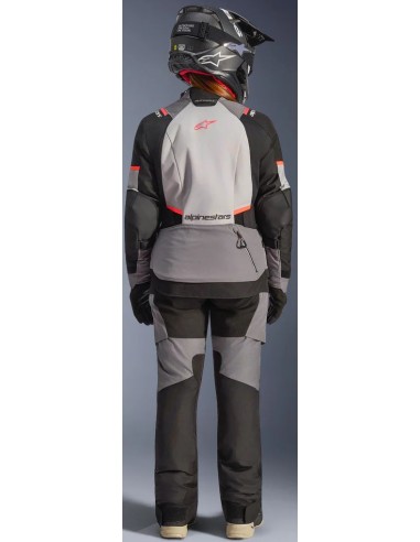 Chaqueta Alpinestars Stella Andes V4 Drystar | Gris oscuro-gris hielo-negro-coral fluor