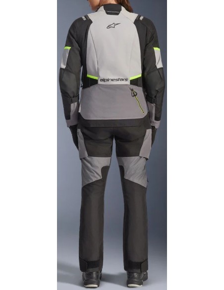 Chaqueta Alpinestars Stella Andes V4 Drystar | Gris hielo-gris oscuro-negro-amarillo fluor