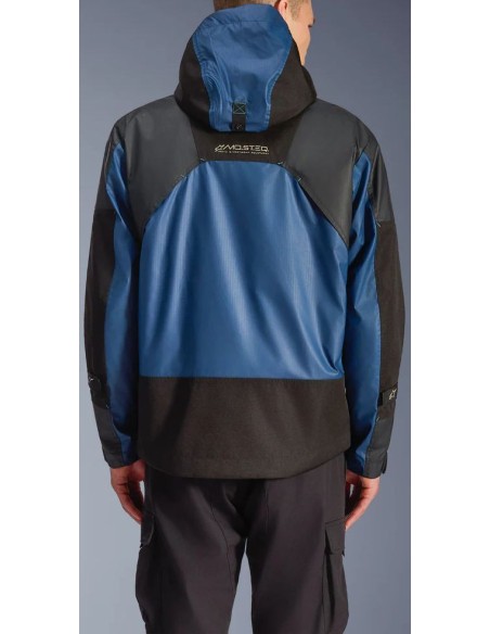 Chaqueta Alpinestars Mospher Waterproof | Negro y gasolina oscuro