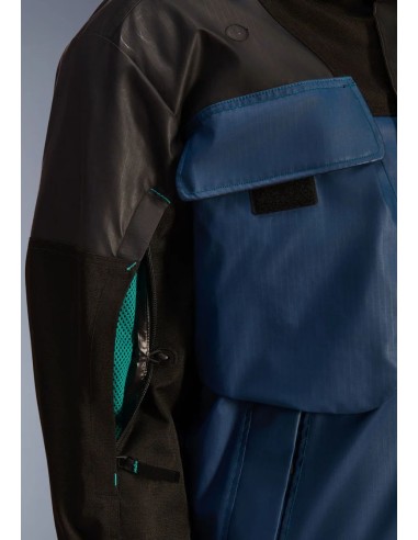 Chaqueta Alpinestars Mospher Waterproof | Negro y gasolina oscuro