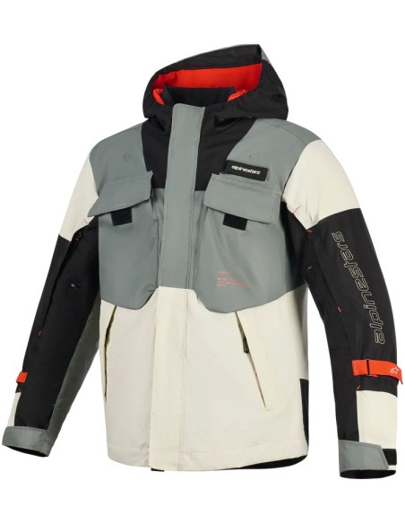 Chaqueta Alpinestars Mospher Waterproof | Gris-negro-hielo