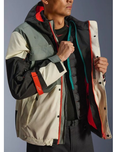 Chaqueta Alpinestars Mospher Waterproof | Gris-negro-hielo