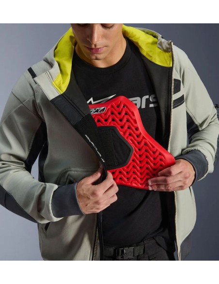 Chaqueta Alpinestars Moblast Waterproof | Gris hierro y salvia oscuro