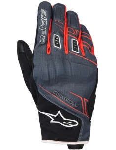 Guantes Alpinestars Moblast Waterproof | Negro-antracita-naranja