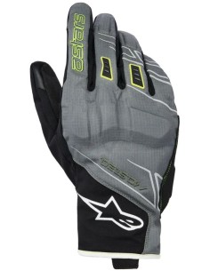 Guantes Alpinestars Moblast Waterproof | Gris-negro-amarillo