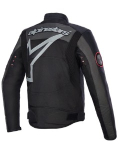 Chaqueta Alpinestars Axton | Antracita negra y mandarina roja 2