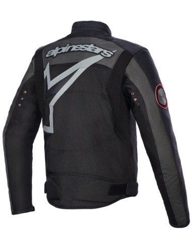 Chaqueta Alpinestars Axton | Antracita negra y mandarina roja