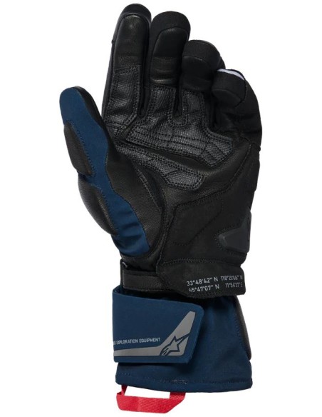 Guantes Alpinestars WT-8 Insulated | Negro y azul oscuro