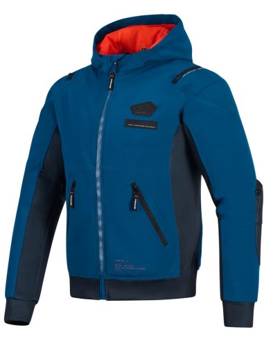 Chaqueta Alpinestars Moblast Waterproof | Gasolina oscuro y azul marino oscuro