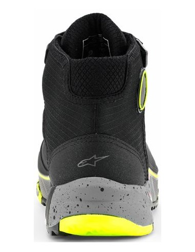 Zapatillas Alpinestars CR-X Drystar | Negro-gris oscuro-amarillo fluor