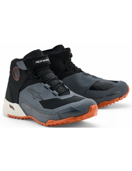 Zapatillas Alpinestars CR-X Drystar | Negro-gris oscuro-óxido